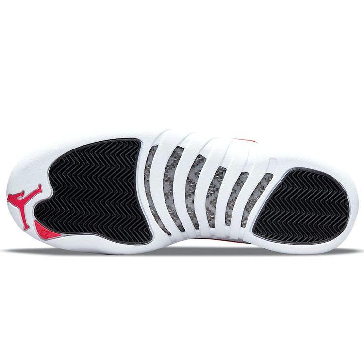 Air Jordan 12 Retro Twist Men Sneakers White University-Red Black CT8013-106