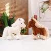 Horse Plush Doll Plush Animal High Quality Super Realistic Pony Plush Toy Classic Birthday Gift