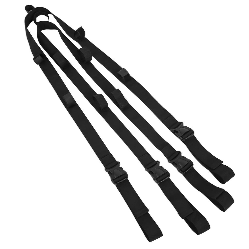 Pacote com 2 Cintas de Nylon para Suporte de Varas de Pesca de Veículo Ajustáveis 55?Suporte para Varas de Pesca de 79 polegadas Porta Varas