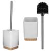 KADAX Toilet WC Brush For Toilet Round With Container Standing Modern