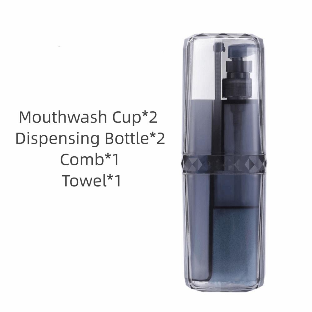 Partitioned Toothbrush Storage Box Waterproof Toothbrush Cup Case  School