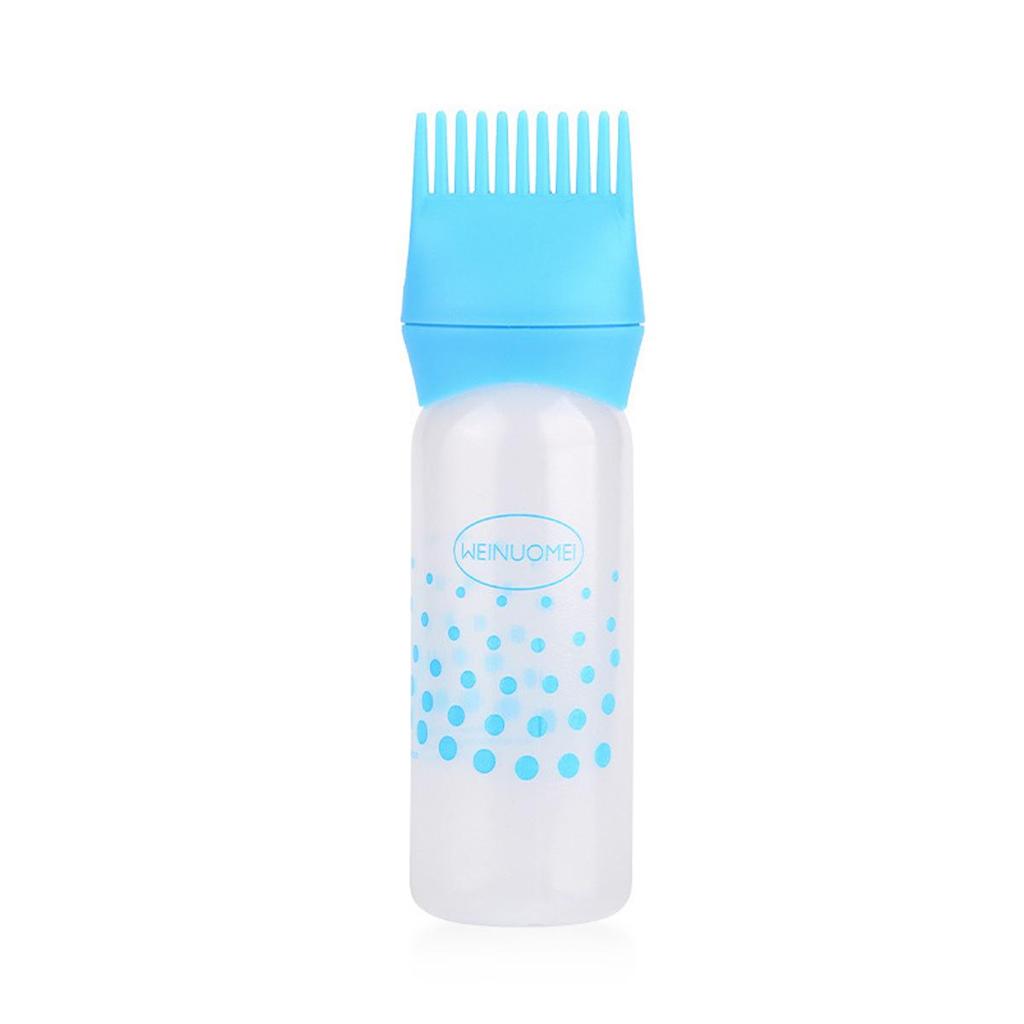 Multi-Color Hair Dye Bottle with Comb & Scale - Easy Press Application