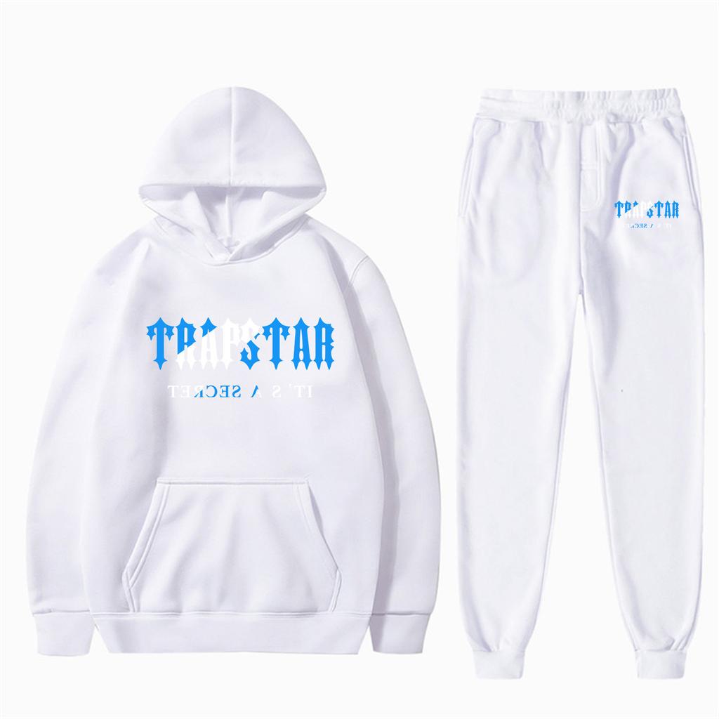 Children's Plush Long Sleeve Pants Loose Hoodie Embroidered Printed Hoodie Set