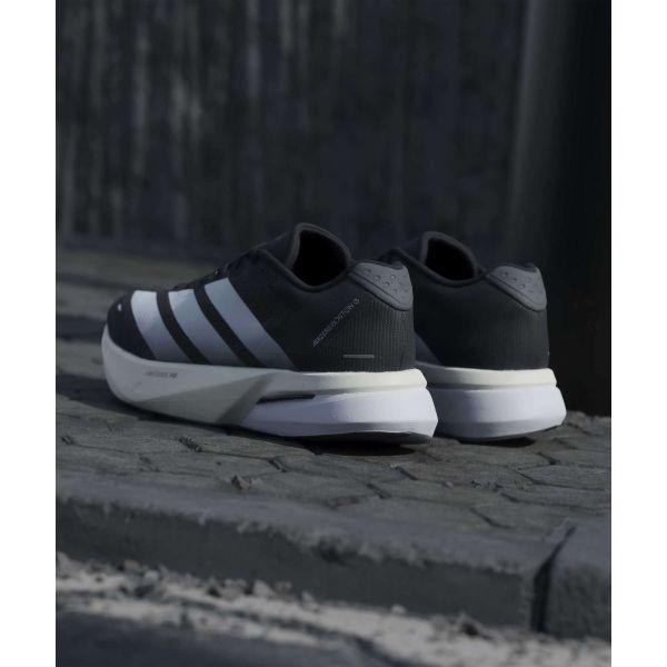 adidas Adizero Boston 13 Siyah Beyaz Gri Erkek Spor Ayakkabı Core-Black Cloud-White Grey-Five JS4938