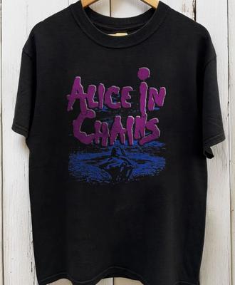 Alice In Chains Band Dirt Fumo Cotone Pesante Nero Unisex T-shirt Taglia S-4XL