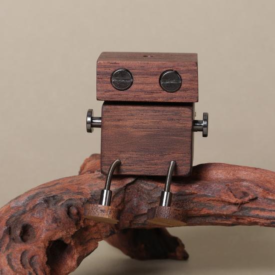Car Aromatherapy Handmade Wooden Doll Long-Lasting Aromatherapy Essential Oil Diffuser Shaking Feet Car Dashboard Decoration