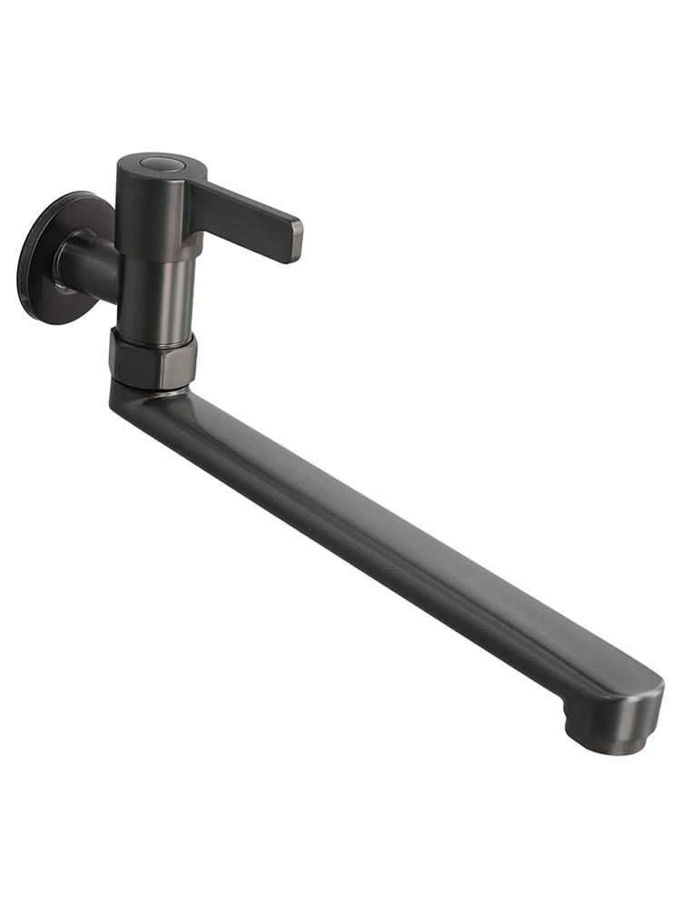 Extended Faucet Cold Kitchen Sink Faucet Kitchen Cleaning 304 Stainless Steel Cleaning Tap Easy Operation Flexible Rotation