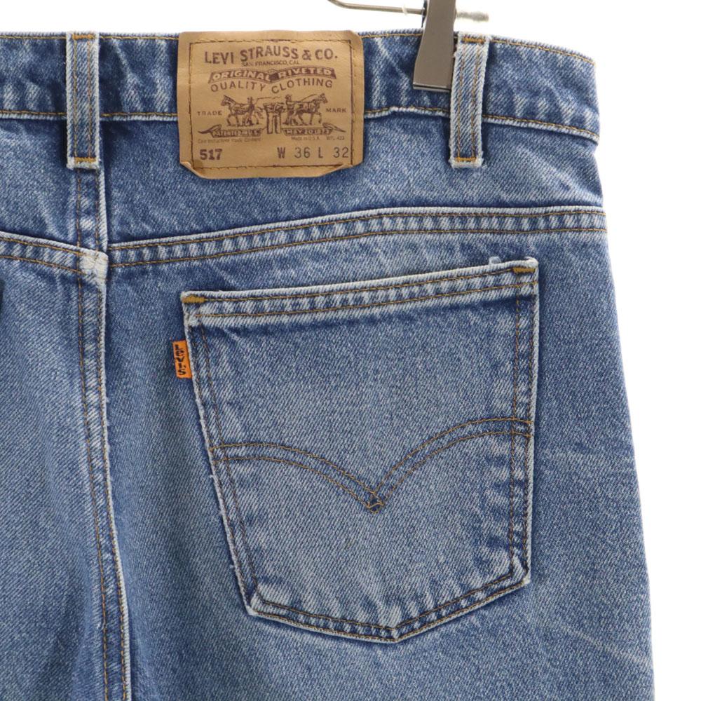 Levi's 90s 517 USA made orange tab old Straight denim pants W36 jeans Men's Used
