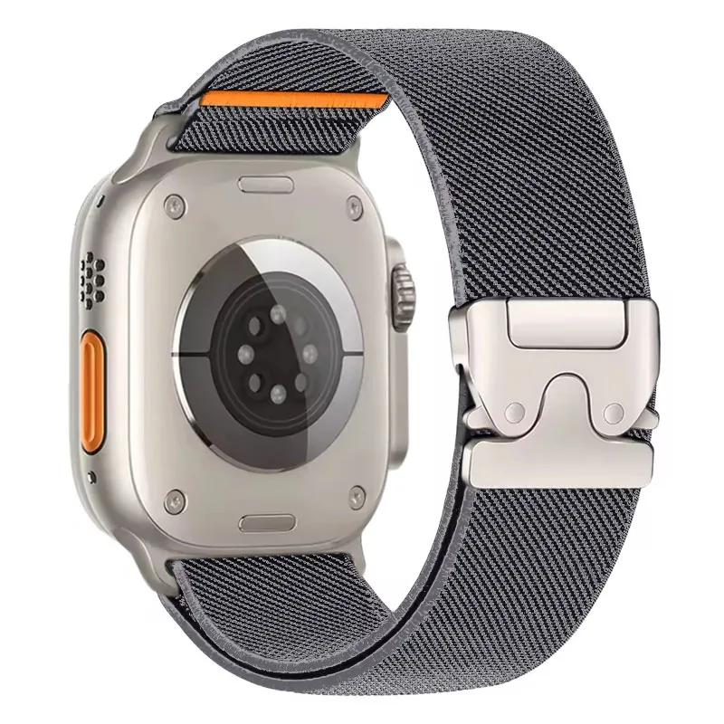 Nylon Strap for Apple Watch Band Ultra 3 2 49mm 46mm 42mm 45mm 41 44mm 40mm Parachute Bracelet iWatch Series 11 10 9 8 7 6 5 SE3