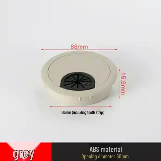 Kabelmanagementafdekking voor bureau – Desktop doorvoerring & Kabelgatplaat