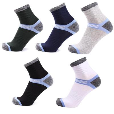 5 Pairs Hoge Kwaliteit Heren Sokken Katoen Sport Sneldrogende Mannen Herfst Winter Sokken Strandard Thermische Mannelijke Trekking EU38-45