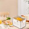 Fridge Food Storage Container PET Easy To Clean Sealed Food Preservation Box for Kitchen
