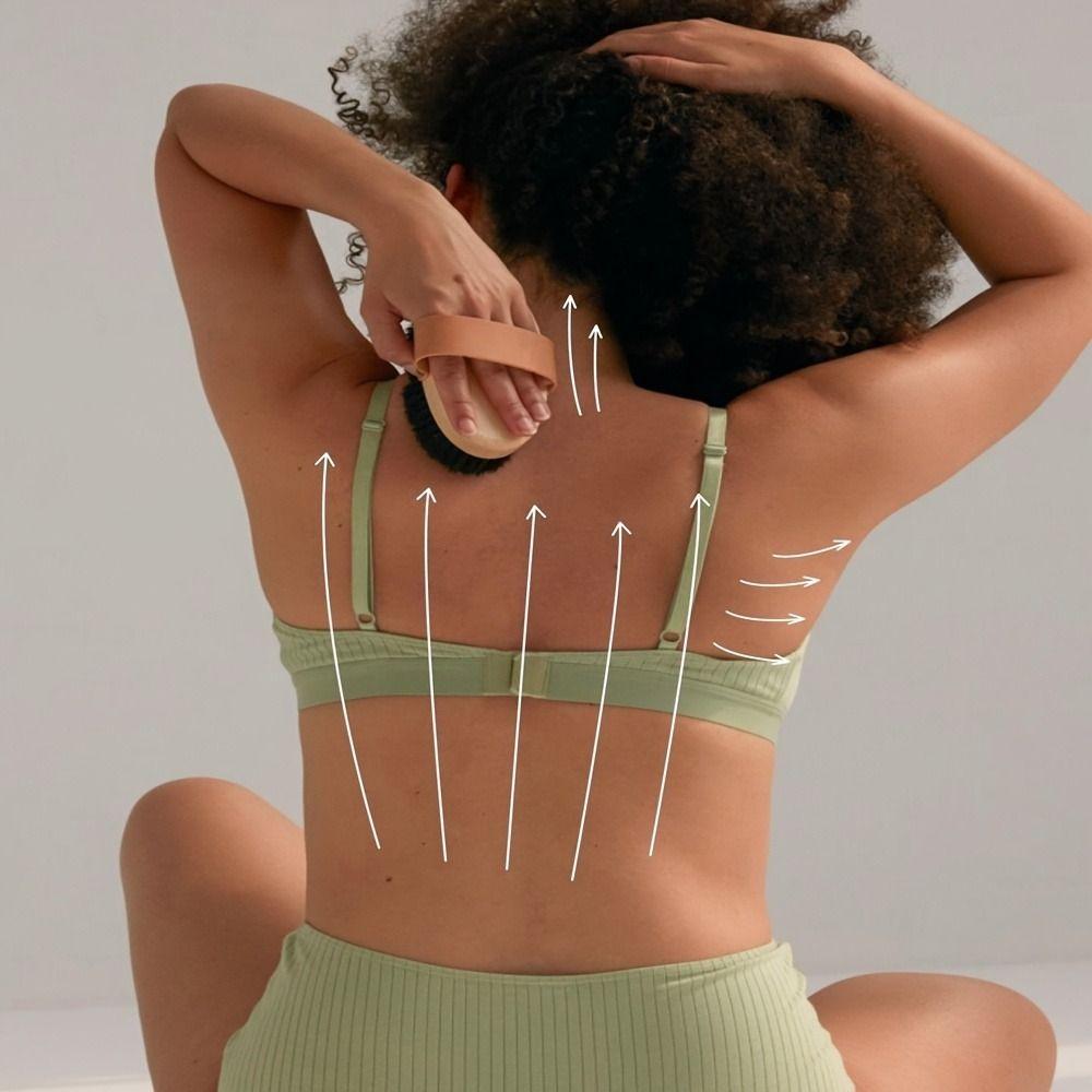 Bristle Copper Wire Brush Dredging Body Meridian Massage Brush  Women