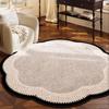 Retro Style Bedroom Decor Carpet Light Luxury Carpets for Living Room French Irregular Shape Lounge Rug Home Thickened Floor Mat