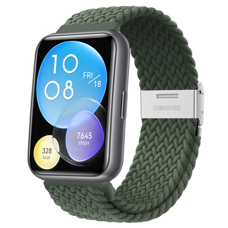 Nylon Band for HUAWEI Watch Fit 2 Strap Watchband Accessories Braided Solo Loop Correa Bracelet for HUAWEI Watch Fit2 New Band
