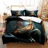 Game Chibi Midna Bedding Set 3Pcs Duvet Cover & Pillowcase Cartoon Bed Linen Set Game Fans Bedroom Decoration Gift