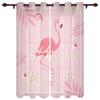 Mode Flamingo Tropische Blume Verdunkelungsvorhänge Verschiedene Tiermuster Stil Schatten Drapierung Zuhause Küche Verdunkelungsvorhang