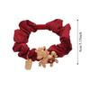 Alloy Zodiac Horse Hair Rope Wrinkle Ponytail Holder New Year's Red Hair Rope Year of The Horse Girl Headwear
