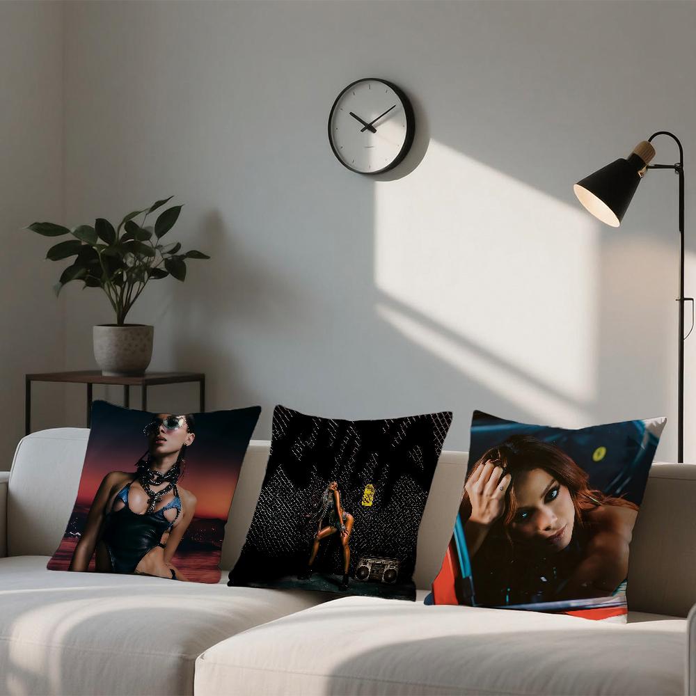 cushion cover Square Sofa Cushion Cover Casual A-Anitta Skin-Friendly Hot Comfortable Singer Pillow Cover