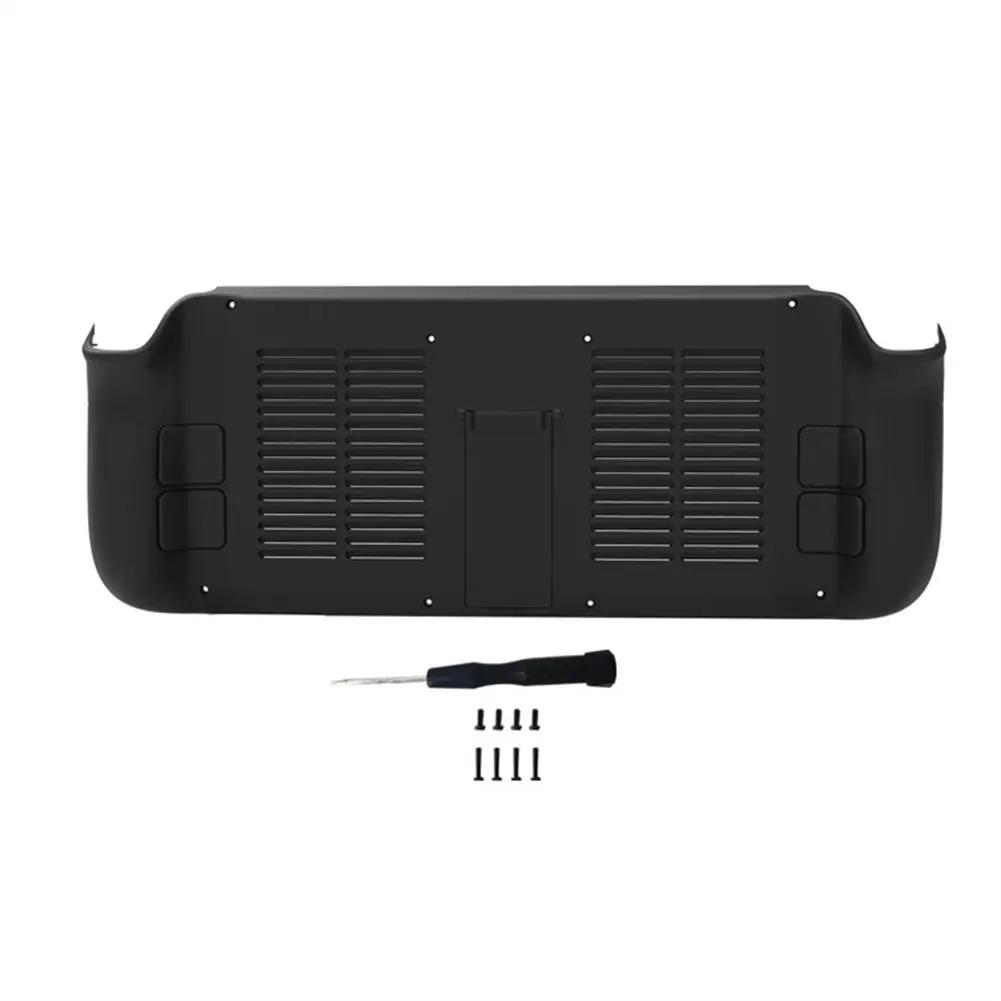 Kühlendes Rückschalengehäuse für Steam Deck, Schutzhülle mit Halterung, stoßfestes Spielekonsolen-Zubehör