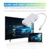 3 in 1 Mini Displayport DP Male to DVI HDMI VGA Audio Female Adapter Display Port Cable Converter For Computer Projector 4