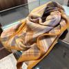 Wool Scarf Women's Winter Triangle Scarf Style Shawl Warm Neck Scarf Dual Use