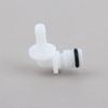 1/3 Piezas Adaptador Curvo Válvula Sellado Conductor Conector Macho Hembra Plástico Enchufe Rápido Conexión de Manguera