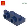 186 Stück/Los 99780 Winkelstein 1 x 2 - 1 x 2 Umgekehrter Stein Moc Farbige Zubehörteile Kompatibel mit Stein Kinder Spielzeug Bausteine