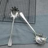 Stainless Steel Ice Scoop and Pasta Ladle with Strainer Tongs for Kitchen and Bar