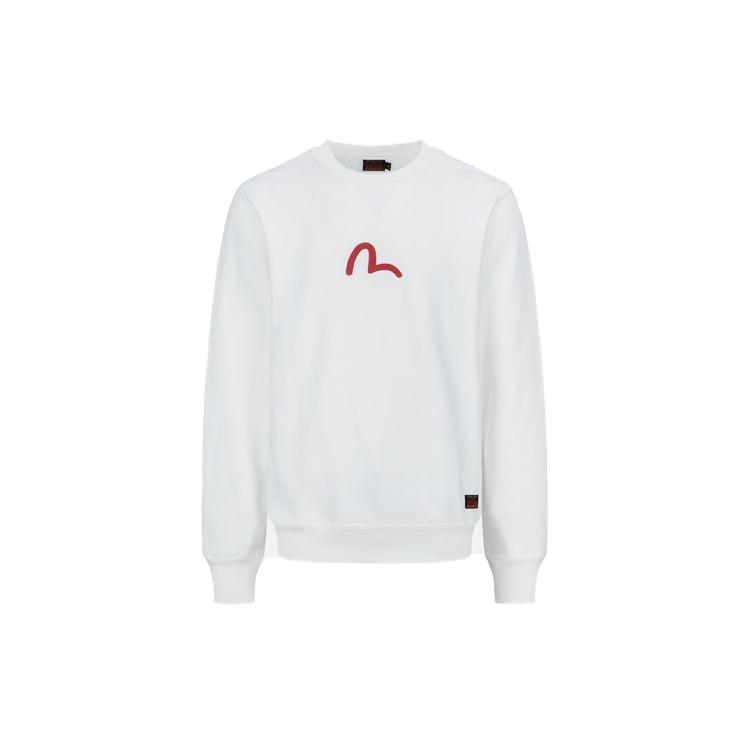 EVISU Seagull-print Crew-neck Sweatshirt 2EABSM1SW321XXCT
