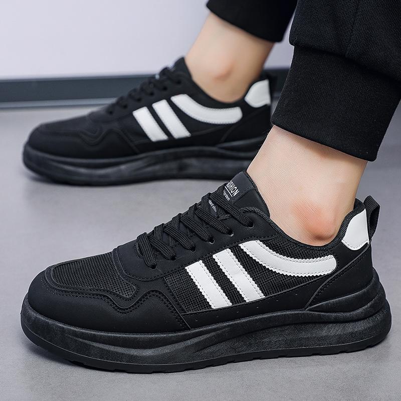 Menns Fritidsmote Fire Sesonger Studenter Komfortable Joggesko Gutter Trendy Myk Såle Pustende Sko