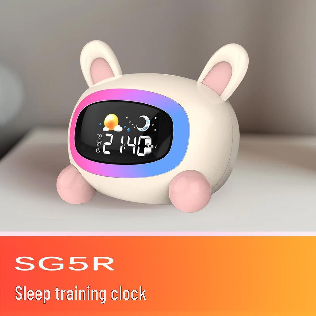 Children's Sleep Training Alarm Clock - Cartoon Design
