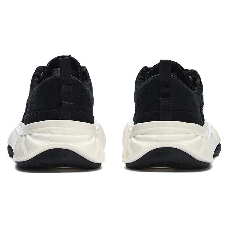 New FILA Canvas Low NonSlip Durable Shoes 'Black White' F12M322301FBK