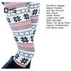 Høst Vinter Leggings Elg Snøfnuggtrykk Skinny Høy midje Stor Elastisitet Rumpe løftet Tykk Varm Myk Jul Langbukser Bunnbukser