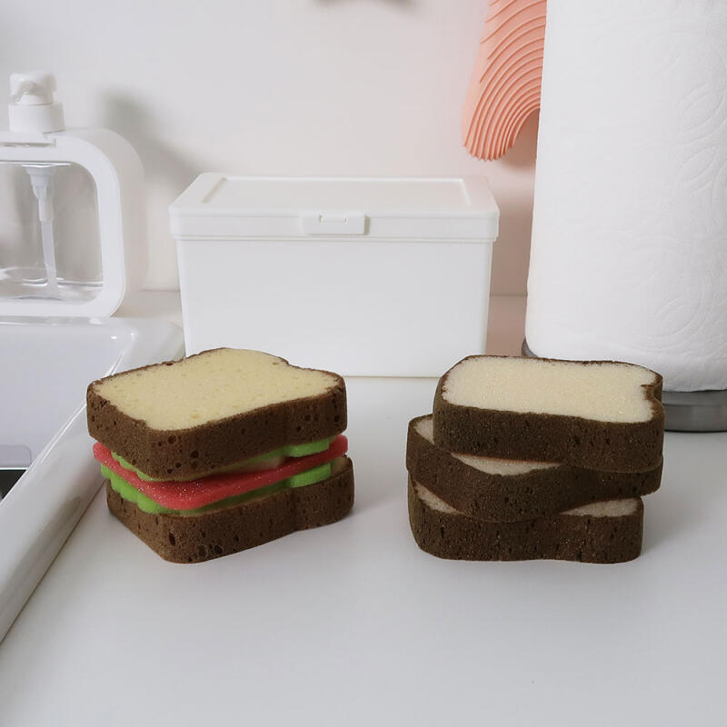 Sandwichbrot-Scheuerschwamm