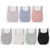 Women Invisible Cotton Boat Socks Mesh Breathable Ankle Low Cut Silicone Non-slip Socks