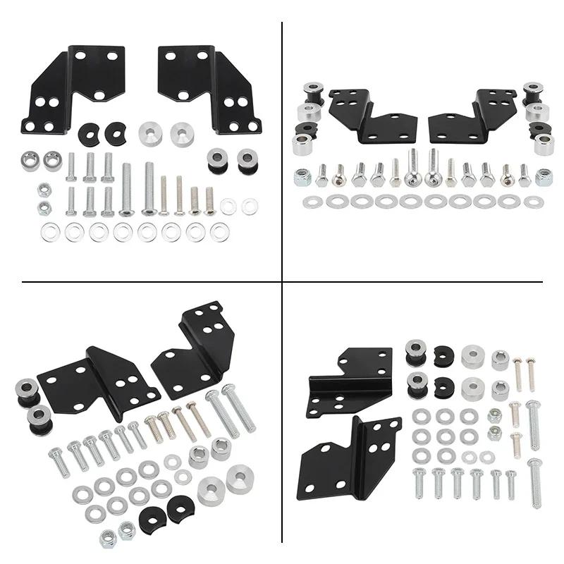 Motorrad Sissy Bar Gepäckträger Docking Hardware Montage Abnehmbar Für Harley Touring Road King Street Electra Glide 97-08