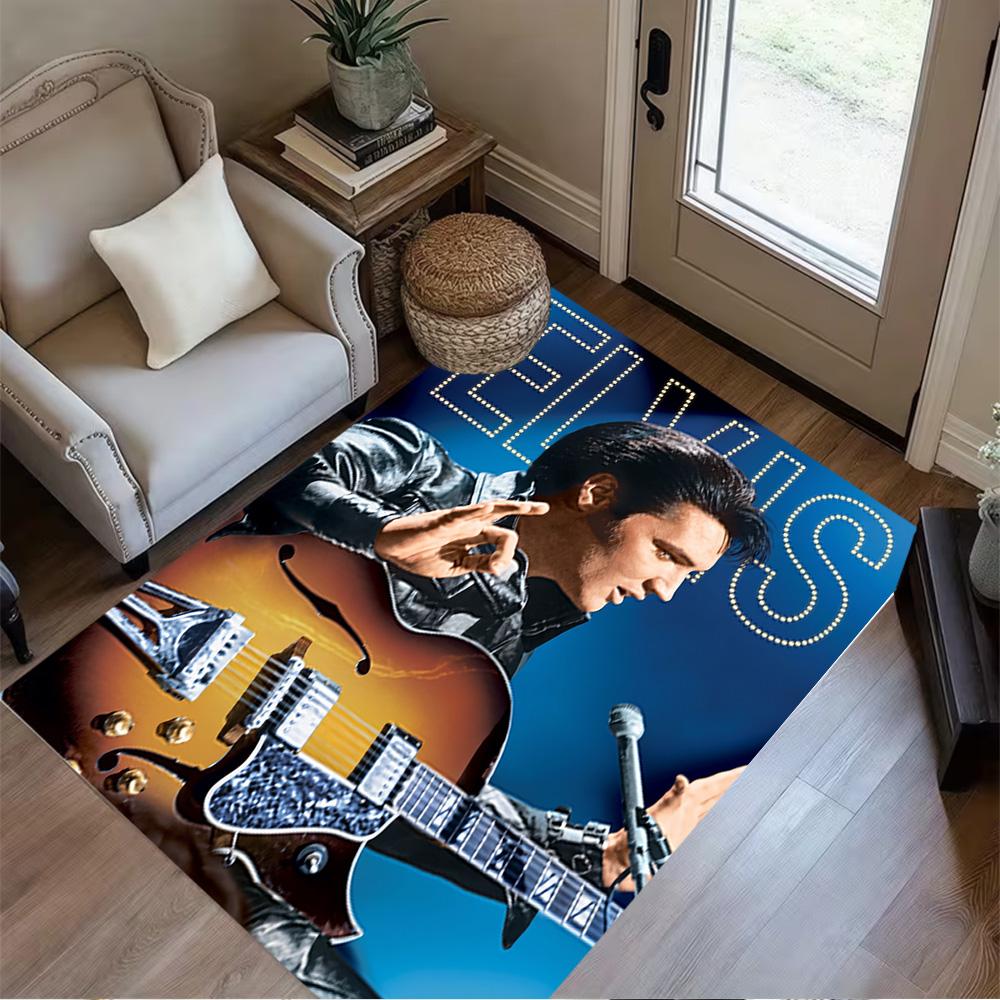 Elvis Presley's Legacy Floor Mat Suitable for Kitchen Game Room Decorate room Study room Antislip Carpet Decorate Offices