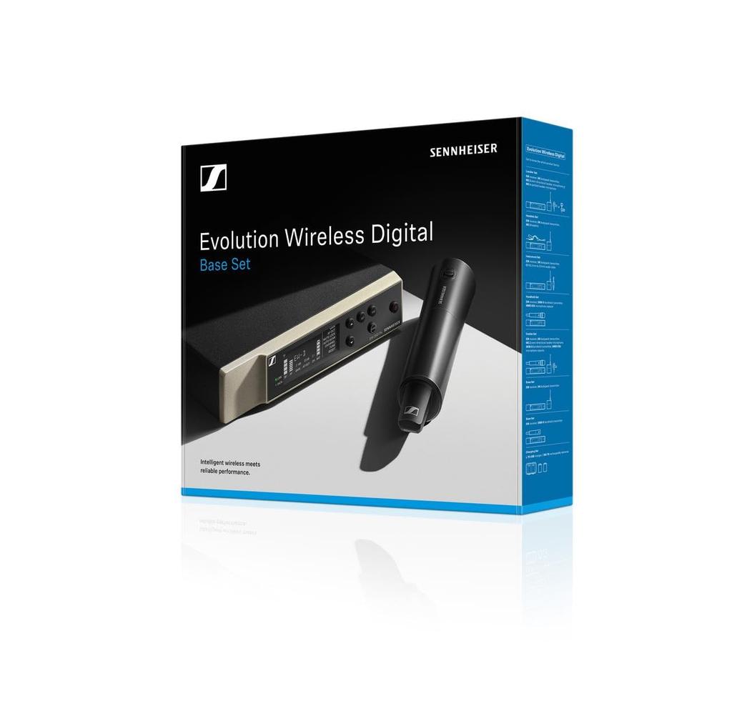 Sennheiser BASE SET Handheld Base Set Included 700447 EW-D SKM-S (T12) (no Microphone) []