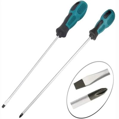 6mm Durchmesser Magnetischer Schraubendreher Isolierter Gummigriff Schlitzschraubendreher Rutschfest Kreuzschlitzschraubendreher Installation