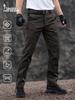 Free Soldier Men's Tactical Cargo Pants: Stretch, Plaid, Multi-Pocket, Wear-Resistant Outdoor Wear