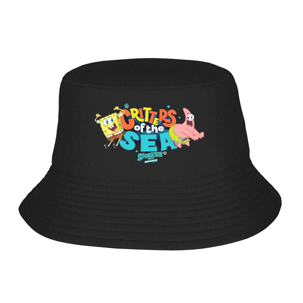 Spongebobs Bucket Hat  Hawaii Fisherman Caps Soft Fold Hunting Sunscreen Hats For Couple Funny Graphic Cap