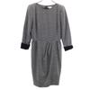 FOXEY Made In Japan Wool 7 Minutes Sleeve Knee-length Dress 40 Black Women Used