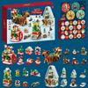 Advent Calendar  Christmas Present For Kids Construction Blocks Latest Year  Present 24Days Christmas Diy Santa Claus Bricks