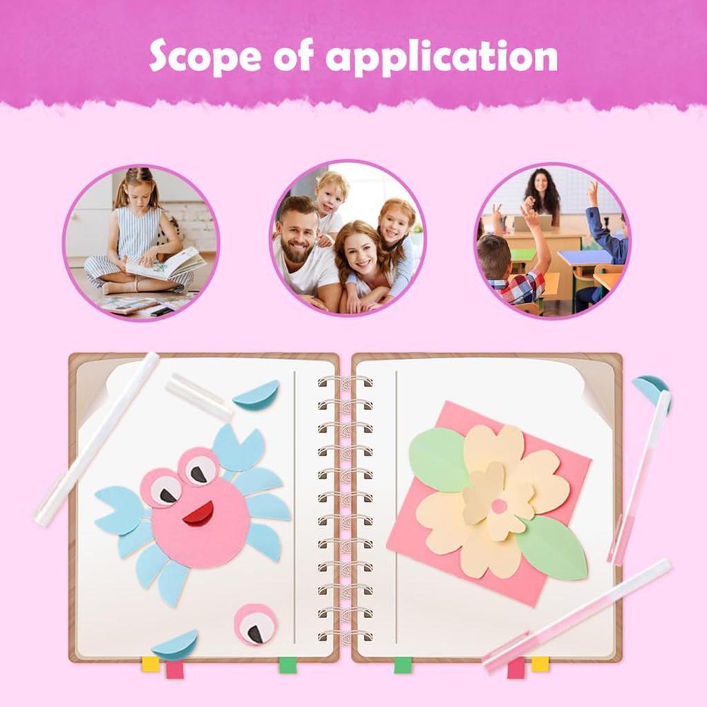 (24ml) New Fine-tip Glue Pen, Quick-drying And Easy To Control, Suitable For Scrapbooking, Card Making, Crafts, Etc., Quick-drying  (6-pack)