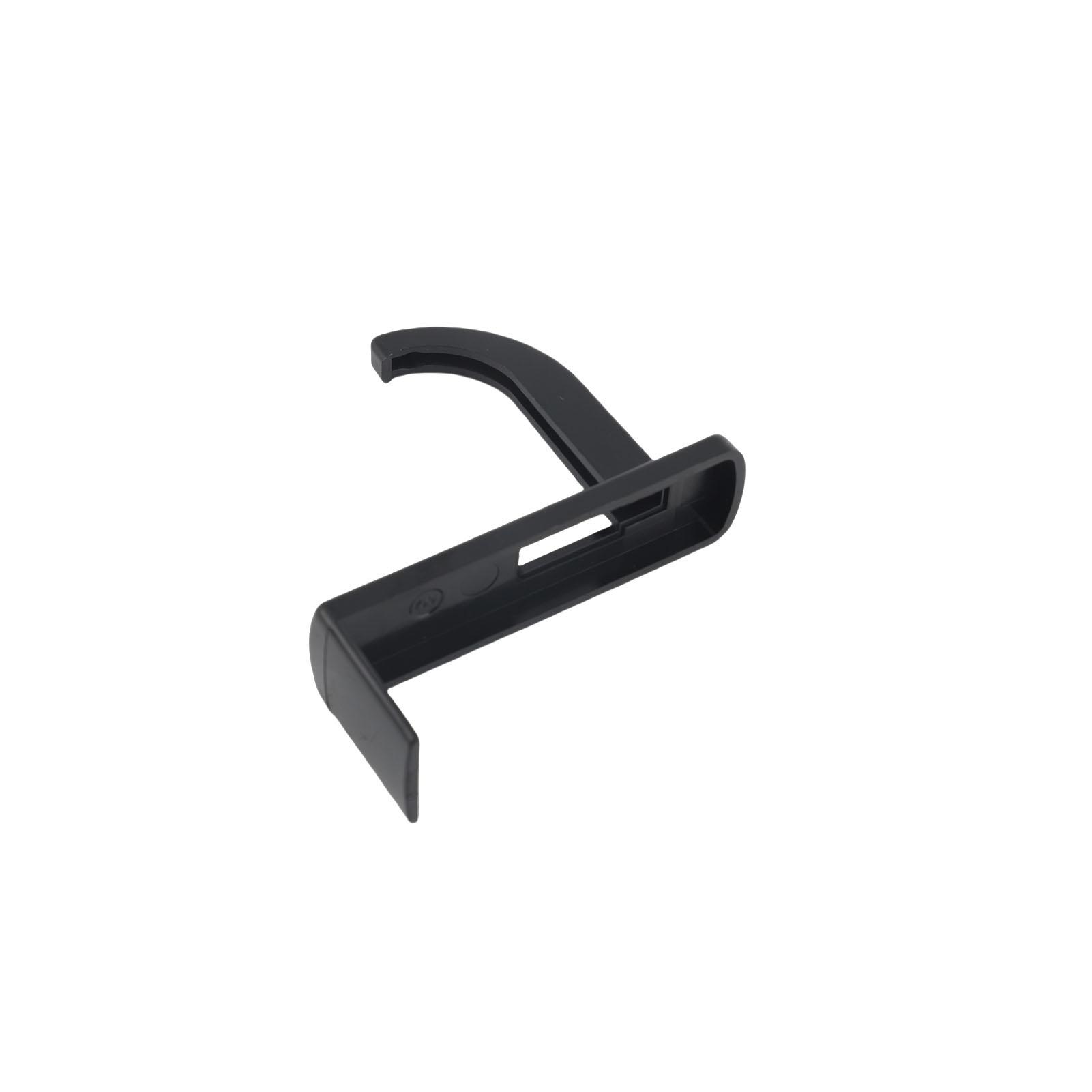 4pcs Computer Screen Headphone Holder ABS Compact Multifunctional Adhesive Computer Screen Headset Stand for Cables