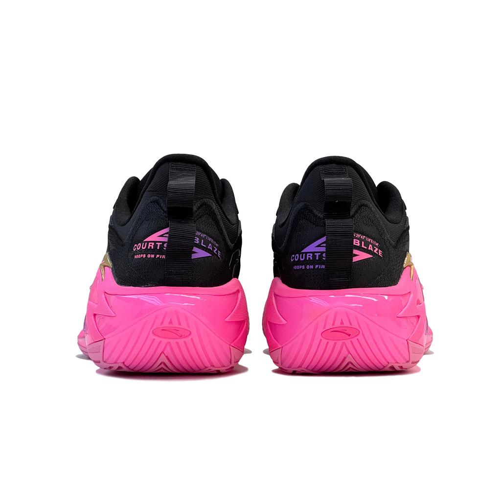 Anta A-Shock Pro Professional Basketball Shoes Men Sneakers Black Pink 112631606S-1