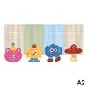 Cartoon Door Curtain Short Curtains Self-Adhesive Easy No-Drill Privacy Curtain For Bedrooms, Living Rooms, Bathrooms, Kitchen