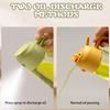 450/60Oml 2 In 1 Oil Spray Bottle With Pour Spout Leakproof Multifunctional Large Capacity Glass Oiler Kitchen Cooking Accessory