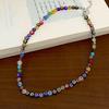 Colorful Lampwork Beaded Necklace